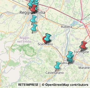 Mappa Via G. Garibaldi, 42019 Scandiano RE, Italia (9.5655)