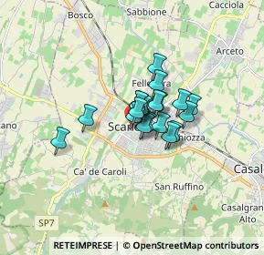 Mappa Via G. Garibaldi, 42019 Scandiano RE, Italia (0.8875)