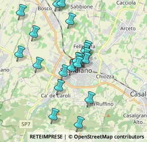 Mappa Via G. Garibaldi, 42019 Scandiano RE, Italia (1.773)