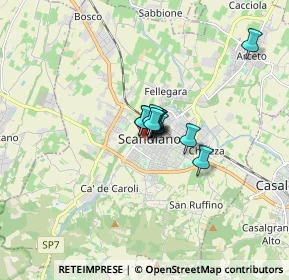 Mappa Via G. Garibaldi, 42019 Scandiano RE, Italia (1.01583)