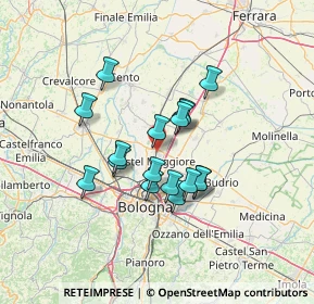 Mappa 40050 Funo BO, Italia (10.57118)