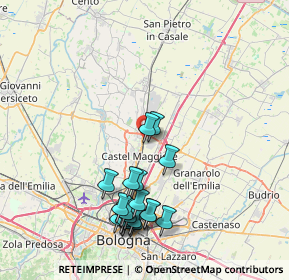 Mappa 40050 Funo BO, Italia (8.531)