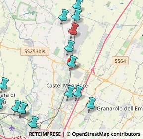 Mappa 40050 Funo BO, Italia (6.05611)