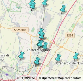 Mappa 40050 Funo BO, Italia (4.23929)