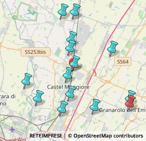 Mappa 40050 Funo BO, Italia (4.34429)