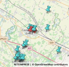 Mappa Via Ramelli, 41013 Castelfranco Emilia MO, Italia (4.8675)