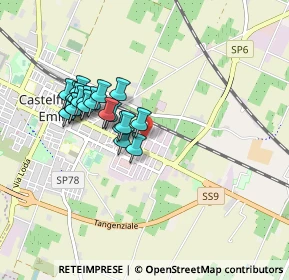 Mappa Via Ramelli, 41013 Castelfranco Emilia MO, Italia (0.7615)