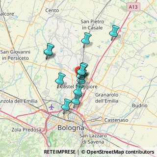 Mappa Via Giacomo Puccini, 40050 Funo BO, Italia (4.90692)