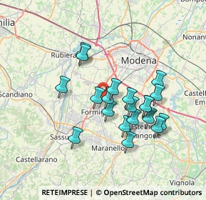 Mappa Via Donato Bramante, 41043 Casinalbo MO, Italia (6.174)