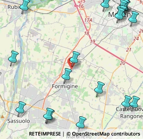 Mappa Via Donato Bramante, 41043 Formigine MO, Italia (6.7355)