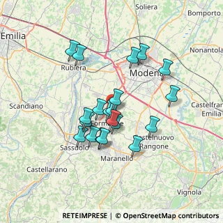 Mappa Via Donato Bramante, 41043 Casinalbo MO, Italia (5.956)