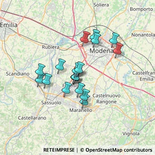 Mappa Via Erri Billò, 41043 Formigine MO, Italia (5.70056)
