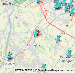 Mappa Via Erri Billò, 41043 Formigine MO, Italia (6.93429)