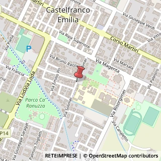 Mappa Via Solimei, 21, 41013 Castelfranco Emilia, Modena (Emilia Romagna)