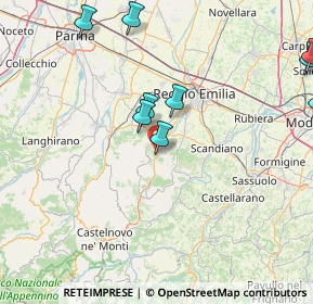 Mappa Via XXV Aprile, 42030 Vezzano Sul Crostolo RE, Italia (23.75818)