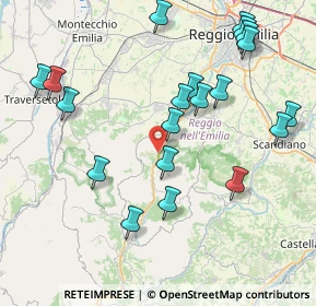Mappa Via XXV Aprile, 42030 Vezzano Sul Crostolo RE, Italia (9.0325)