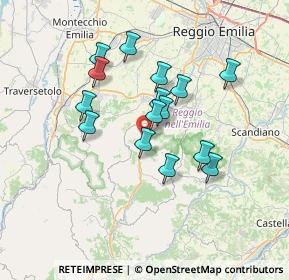 Mappa Via XXV Aprile, 42030 Vezzano Sul Crostolo RE, Italia (5.852)