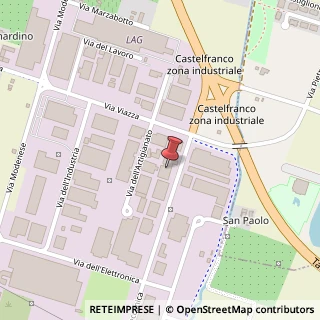 Mappa Via della Meccanica, 8, 41018 San Cesario sul Panaro, Modena (Emilia Romagna)