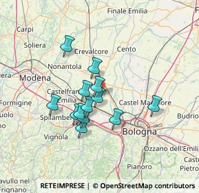 Mappa Piazza Caduti Della Libertà, 40017 San Giovanni in Persiceto BO, Italia (10.73692)