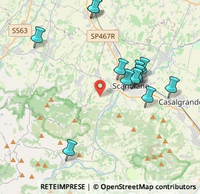 Mappa Via Cà Signori, 42019 Scandiano RE, Italia (3.98)