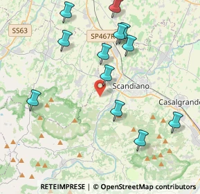 Mappa Via Cà Signori, 42019 Scandiano RE, Italia (4.3675)