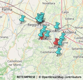 Mappa Via Cà Signori, 42019 Scandiano RE, Italia (11.77467)