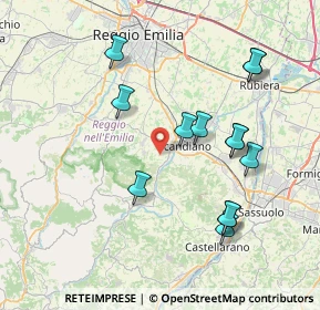 Mappa Via Cà Signori, 42019 Scandiano RE, Italia (7.86769)