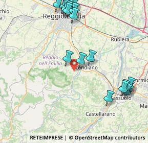 Mappa Via Cà Signori, 42019 Scandiano RE, Italia (10.357)