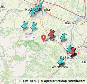 Mappa Via Cà Signori, 42019 Scandiano RE, Italia (8.8215)