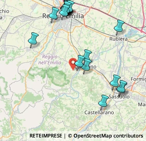 Mappa Via Cà Signori, 42019 Scandiano RE, Italia (9.991)