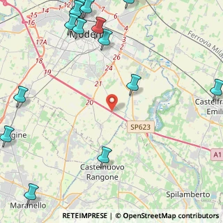 Mappa Strada Paganine, 41126 Modena MO, Italia (6.78071)