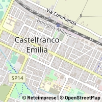 Mapa Castelfranco Emilia