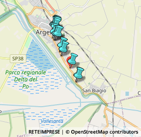 Mappa S.S. Adriatica, 44011 Argenta FE, Italia (1.628)