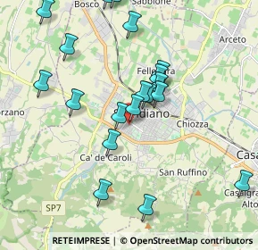 Mappa Via G. Carducci, 42019 Scandiano RE, Italia (2.156)