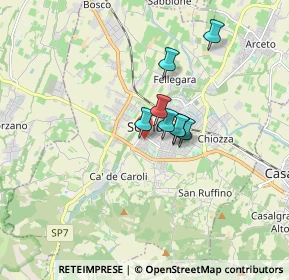 Mappa Via G. Carducci, 42019 Scandiano RE, Italia (2.20833)