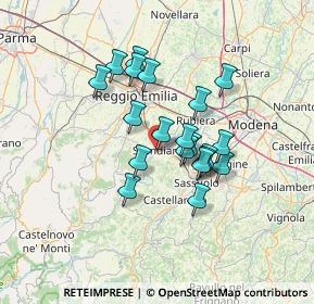 Mappa Via G. Carducci, 42019 Scandiano RE, Italia (10.76)