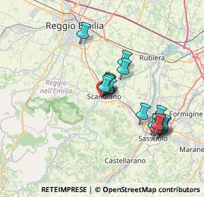 Mappa Via G. Carducci, 42019 Scandiano RE, Italia (6.05444)
