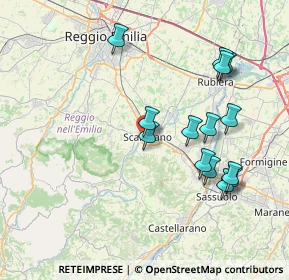 Mappa Via G. Carducci, 42019 Scandiano RE, Italia (7.84714)