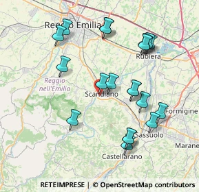 Mappa Via G. Carducci, 42019 Scandiano RE, Italia (7.948)