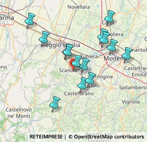 Mappa Via G. Torricelli, 42019 Scandiano RE, Italia (13.82786)