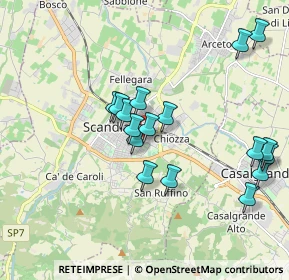 Mappa Via G. Torricelli, 42019 Scandiano RE, Italia (1.85176)