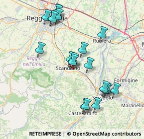 Mappa Via G. Torricelli, 42019 Scandiano RE, Italia (7.994)