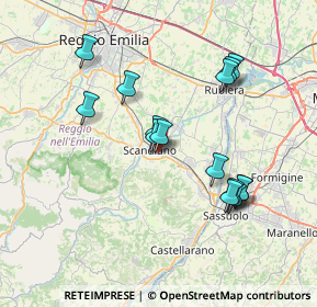 Mappa Via G. Torricelli, 42019 Scandiano RE, Italia (7.096)