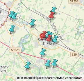 Mappa Via Castiglione, 41013 Castelfranco Emilia MO, Italia (3.88)