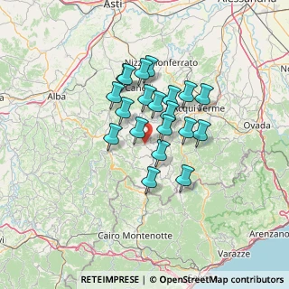 Mappa Reg. Piandonne, 14050 Roccaverano AT, Italia (10.0875)