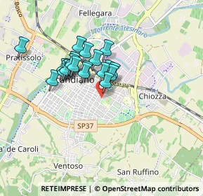 Mappa Via Longarone, 42019 Scandiano RE, Italia (0.6735)