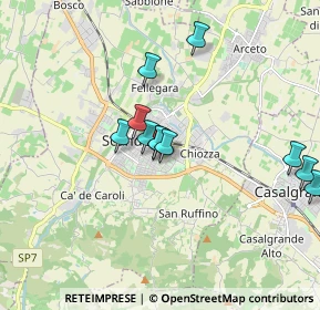 Mappa Via Longarone, 42019 Scandiano RE, Italia (1.62182)