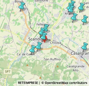 Mappa Via Longarone, 42019 Scandiano RE, Italia (2.50769)