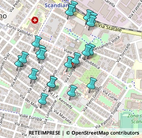 Mappa Via Longarone, 42019 Scandiano RE, Italia (0.2445)