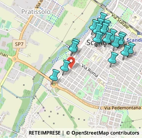 Mappa Via Niccolo Ugo Foscolo, 42019 Scandiano RE, Italia (0.534)